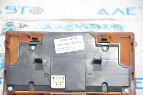 Rear row climate control control Toyota Highlander 11-13 auto, worn
