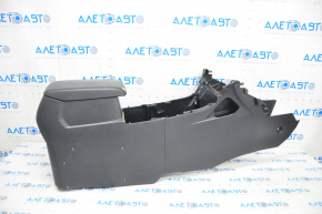 Console central armrest Toyota Highlander 08-13 black, tears, scratches