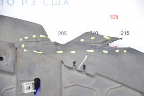 Tesla Model S 12-15 pre-rest rear bumper protection, tears