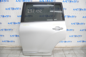 Door assembly rear left Toyota Highlander 08-13 silver 1F7