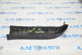 Trunk door trim right Toyota Highlander 08-13 black, worn