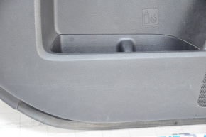 Door trim card rear left Toyota Highlander 08-10 black, with insert under dark wood, JBL, scratches