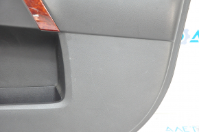 Door trim card front right Toyota Highlander 08-13 black, with insert under dark wood, JBL, scratches