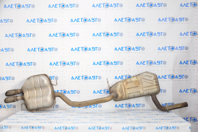 Rear muffler with barrel and middle section VW CC 08-17
