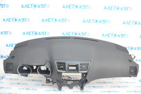 Dashboard front panel with AIRBAG Toyota Highlander 08-13 black, scratches