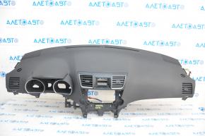 Dashboard front panel with AIRBAG Toyota Highlander 08-13 black, scratches
