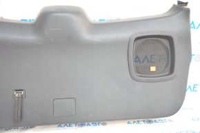 Lower trunk door trim Toyota Highlander 08-13 black, for subwoofer, JBL, scratches, worn