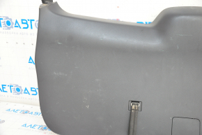 Lower trunk door trim Toyota Highlander 08-13 black, for subwoofer, JBL, scratches, worn