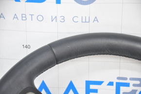 Naked steering wheel Dodge Journey 11-20 leather black, without buttons, with pads, scratches, bumps