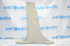 Center pillar trim lower left Ford Focus mk3 11-18 gray, scratches, plastic turned white