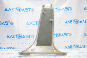 Center pillar trim lower left Ford Focus mk3 11-18 gray, scratches, plastic turned white