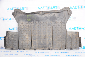 Tesla Model S 16-20 rear underbody protection type 2 dented, tears