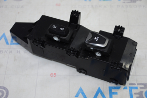 Front right window lift control Hyundai Santa FE Sport 13-18 black, gray inserts, auto, with lock control