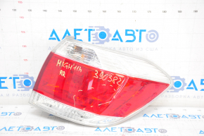 Right taillight Toyota Highlander 11-13 TAIWAN no scratches