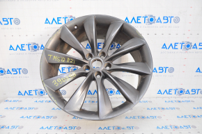 Wheel rim R21x8.5 Tesla Model S 12-20 curb, painted