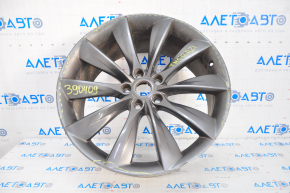 Wheel rim R21x8.5 Tesla Model S 12-20 curb, painted, for repair