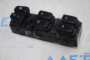 Front left window lift control Hyundai Sonata 11-15 black, 1 auto