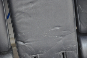 Rear row of seats 2nd row Toyota Highlander 08-13 gray black, worn