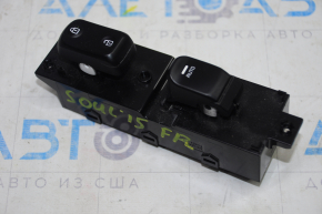 Front right window lift control Kia Soul 14-18 black, auto