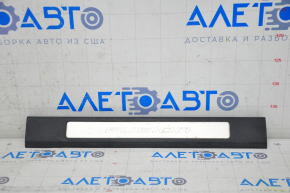 Door sill trim front left Ford Fusion mk5 13-16 black with chrome insert, chrome peeling, scratches