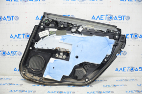 Door trim card rear left Ford Fusion mk5 17-20 titanium, leather black, leather swollen