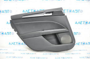 Door trim card rear left Ford Fusion mk5 17-20 titanium, leather black, leather swollen