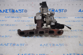 Turbine assembly with manifold and cooling pipes VW Passat b7 12-14 USA diesel 133k