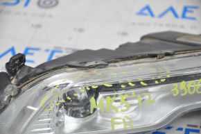 Fog lamp PTF right Ford Fusion mk5 17-20 LED, sand, cracks