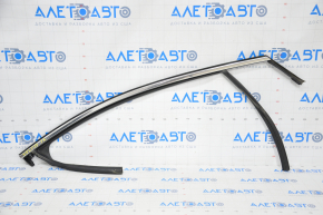 Upper front right door molding for Chevrolet Volt 16 - chrome, with glass seal