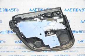 Door trim card rear right Ford Fusion mk5 17-20 titanium, leather black, leather swollen, scratches