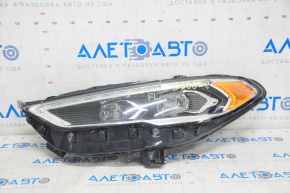 Headlight front left complete Ford Fusion mk5 17-20 LED, with DRL, sand, breakage of the mount