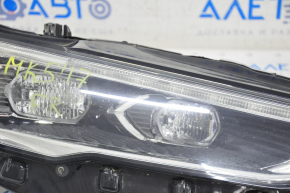 Front right headlight complete Ford Fusion mk5 17-20 LED, with DRL, sand