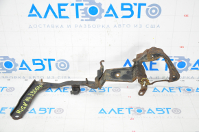 Bracket of the gearbox cooling radiator Toyota Highlander 11-13 hybrid, metal, rusty, broken bolt