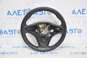 Naked steering wheel Chevrolet Volt 16 - black leather with heating, without buttons and paddles