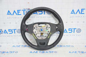 Naked steering wheel Chevrolet Volt 16 - black leather with heating, without buttons and paddles