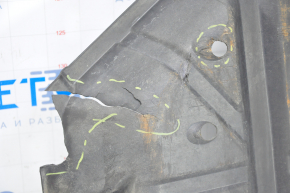Fuel tank protection Toyota Highlander 08-13 cracks, tears