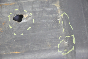 Fuel tank protection Toyota Highlander 08-13 cracks, tears