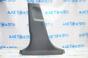 Center pillar trim lower left Hyundai Sonata 15-19 black, scratches