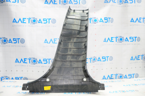 Center pillar trim lower left Hyundai Sonata 15-19 black, scratches