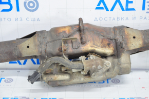 Exhaust line middle part Toyota Highlander 11-13 hybrid sawed off catalyst, rusty, dented