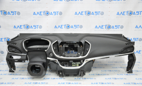 Torpedo front panel with AIRBAG Chevrolet Volt 16 - black for projection