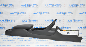Console center armrest and cup holders Chevrolet Volt 16- black for heated rear row scratches