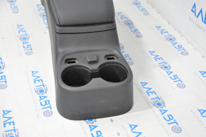 Console center armrest and cup holders Chevrolet Volt 16- black for heated rear row scratches