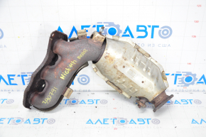 Exhaust manifold rear with catalytic converter Toyota Highlander 11-13 hybrid