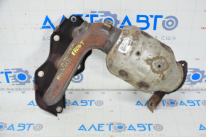 Front exhaust manifold with catalytic converter Toyota Highlander 11-13 hybrid
