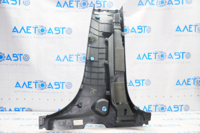 Center pillar trim lower left Hyundai Santa FE Sport 13-18 black, scratches