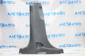 Center pillar trim lower left Hyundai Santa FE Sport 13-18 black, scratches