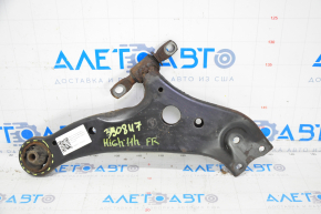 Lower front right control arm Toyota Highlander 08-13 rusty, torn silent block