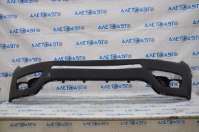 Front bumper bare upper part Jeep Compass 17-21 with plug, broken fastener