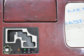 Center console trim with cup holders Lexus GS300 GS350 GS430 GS450h 06-07 mahogany scratches, abrasions, no plug
